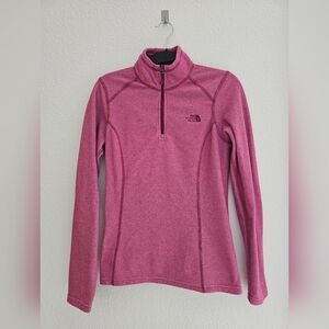 The North Face Fuchsia Quarter-Zip Pullover